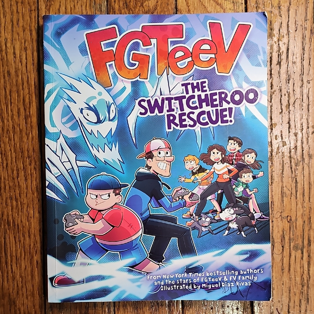 The Switcheroo Rescue! Comic Book Graphic Novel FGTeeV, Youtube